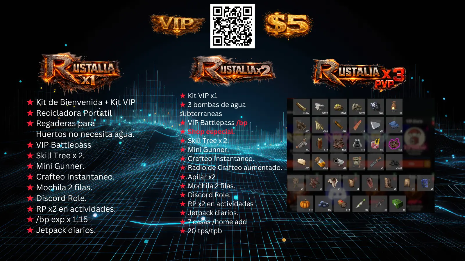 Promo visual del rango VIP